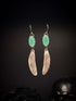 Turquoise Feather Earrings Origin